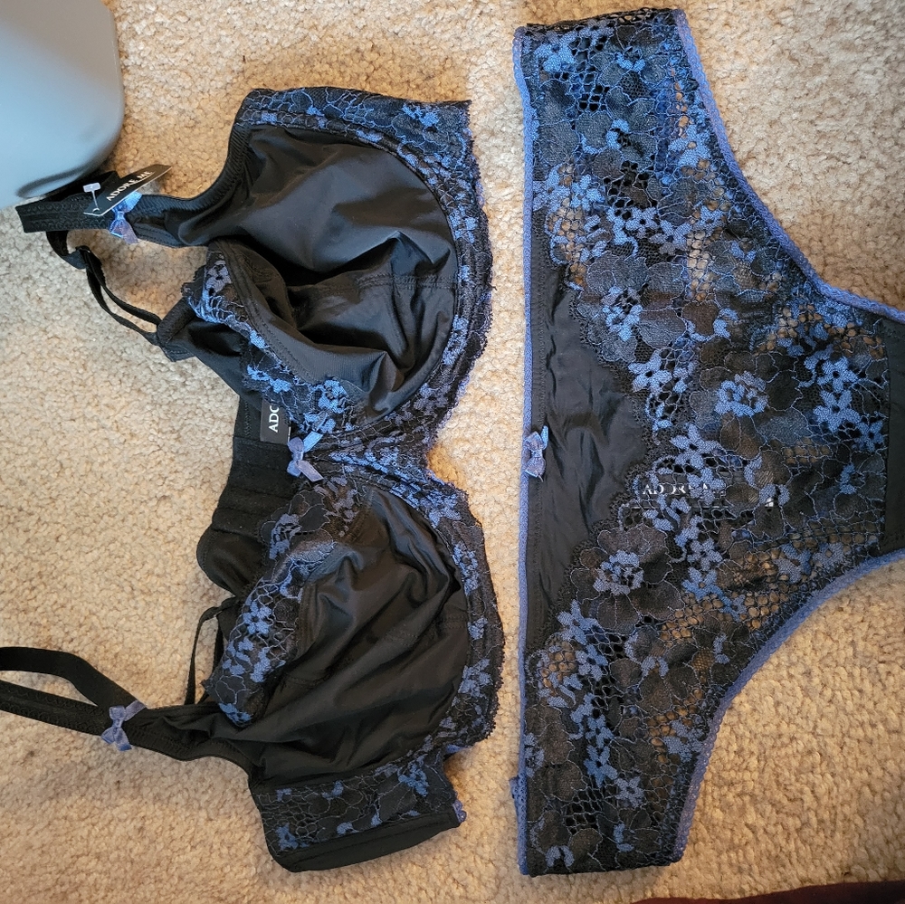 Adore Me Lingerie Bra and Thong set
